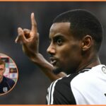 Alexander Isak z Newcastle v akcii