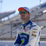 Daniel Suarez (99) počas rebríčku pre Grant Park 165 v Chicago Street Race - Zdroj: Imagn