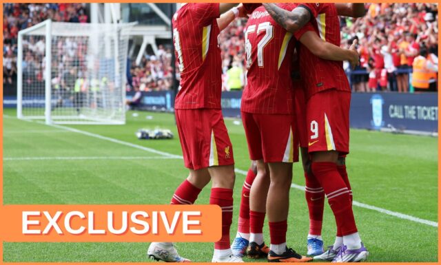 Darwin Núñez reaguje počas Liverpoolu vs Lille