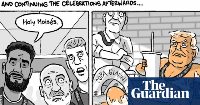 David Squires On ... Trophy milujúca Trumpovu rozdrvenú večierok klubu Chelsea Club

