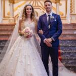 Diogo Jota sa oženil s Rute Cardoso, milencom detstva, matkou troch detí v posledných dvoch týždňoch. Sú tu zobrazené v svadobných dňoch