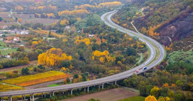 Vstup diaľnice A-52 do Galície, španielčina
