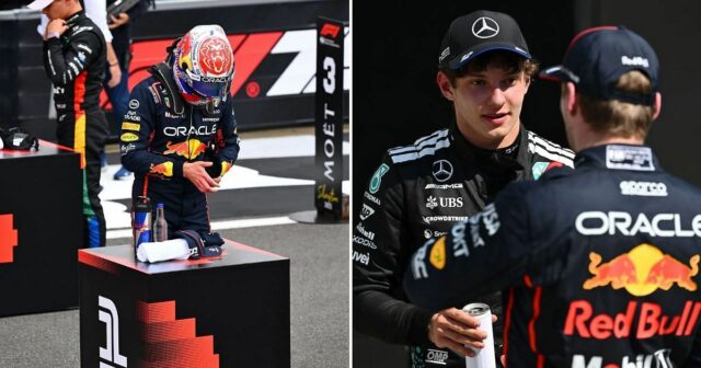 Dni po jeho vraku, Max Verstappen vtipy o jedle s Kimi Antonelli po jeho láskavosti v British GP Quali

