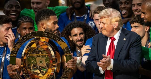 Donald Trump chat s vodičom FIFA, keď Chelsea odmietla CWC Trophy | Futbalový šport

