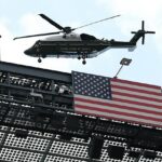 Na štadión MetLife sa prišiel na MetLife Stadium prezidenta Donalda Trumpa.