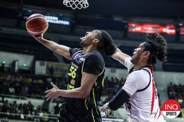 Brandon Ganuelas-Rosser during Game 5 of the PBA Philippine CUp Finals between TNT Tropang 5G and San Miguel Beermen.