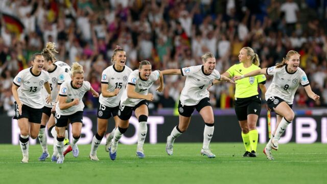 Euro žien 2025: Nemecko prekročilo Beats Francúzsko v trestovi za vstup do semifinále

