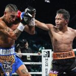 Manny Pacquiao v sobotu večer statočne bojoval a vrátil sa do kruhu proti Mario Barriosovi