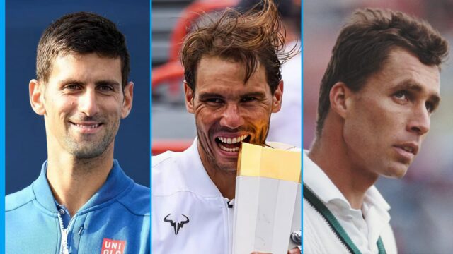 Ft Djokovic, Nadal, Lendl, Borg

