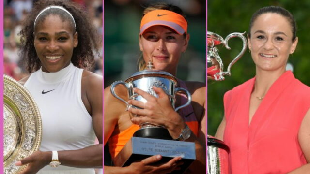 Ft Serena, Graf, Navratilova, Evert, Sharapova

