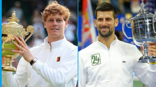 Ft Sinner, Djokovic, Federer, Nadal

