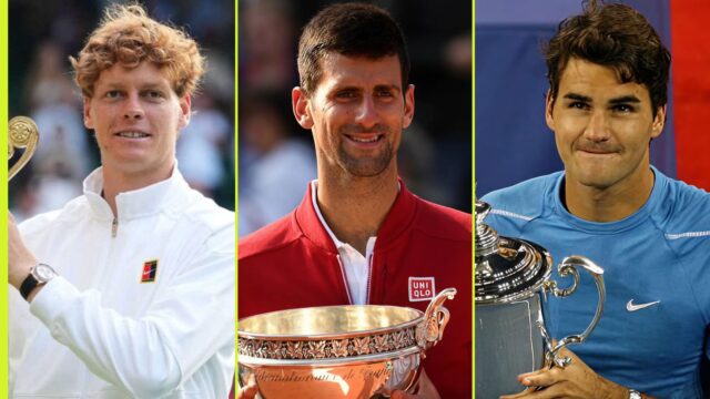 Ft Sinner, Djokovic, Federer, Nadhal

