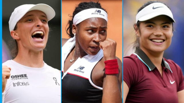 Gauff & Swiatk Olove Area, Radacanu Returns, Sabalenka nemá

