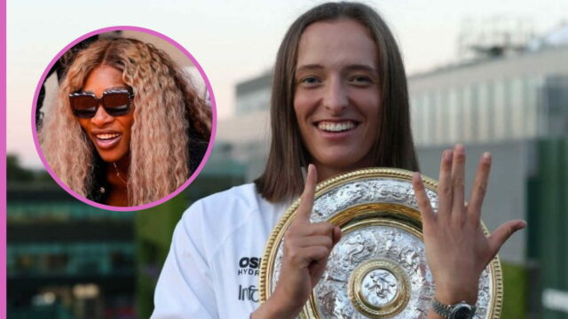 Hlavná moc IGA Swiak v porovnaní s bývalým americkým technickým riaditeľom Serenou Williams

