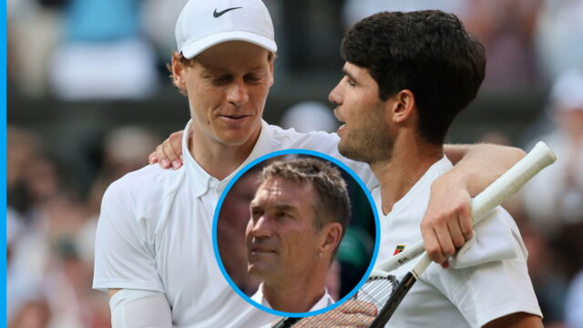 Jannik Sinner, Carlos Alcaraz, povedal bývalému víťazovi Wimbledonu „Držte veľmi veľké tituly Slam“

