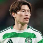 Kyogo Furuhashi during his time at Celtic