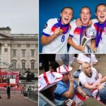 Lioness sprievody živé aktualizácie, autobusové trasy a televízne podrobnosti, keď oslavujú hrdinovia Euro Heroes