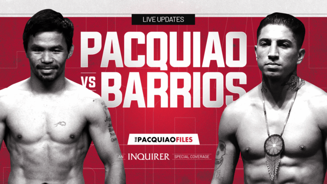 Živé aktualizácie: Filipínska boxerská legenda, Manny Pacquiao, sa vracia k majstra WBC Welterweight WBC Mario Barrios.