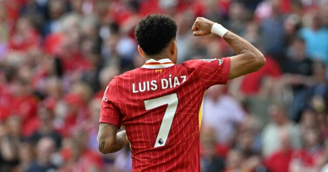 Liverpool # 7 Číslo košele, pretože Luis Diaz Exit by mohol vynútiť reorganizáciu

