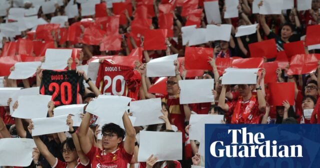 Liverpool Diogo Jota na oslavu stálej sochy v Anfielde | Liverpool

