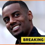 Alexander Isak z Newcastle v akcii