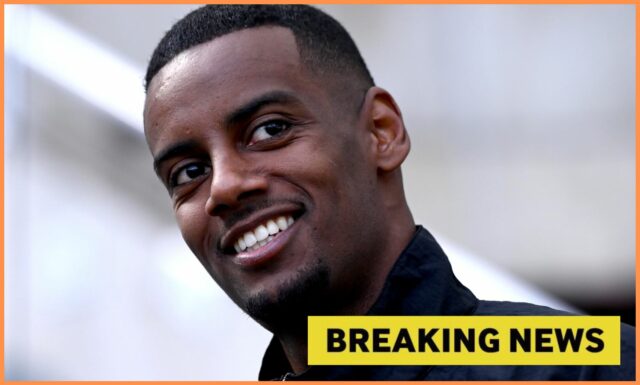 Alexander Isak z Newcastle v akcii