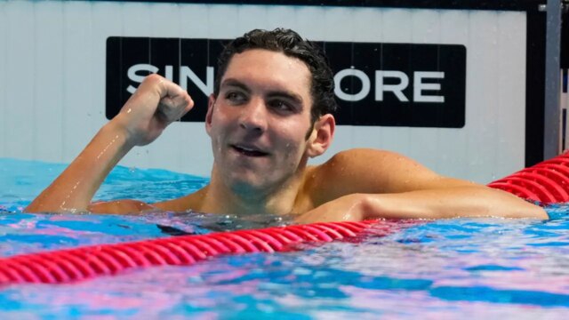 Majstrovstvá sveta v vodnom vode 2025: Jack Alexy Tops of the USA v 100 m freestyle

