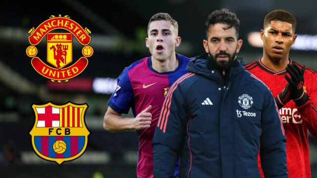 Man Utd. Amorim 'ponúka Barcelonskú hviezdu použitú ako „vyjednávací čip“ na podpísanie Rashfordu

