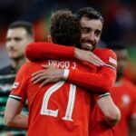 Man Utd Post Srdefett Diogo a Tribute, keď Bruno Fernandes zdravý portugalský spoluhráč