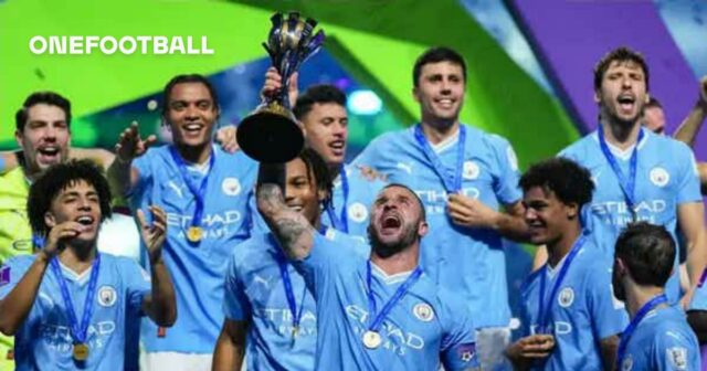 Manchester City stripped alebo 2023 Trophy od FIFA ako súťaž a titul Renamn

