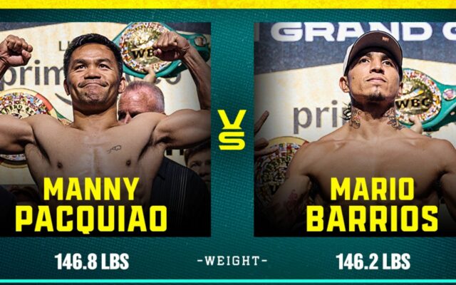 Manny Pacquiao vs. Mario Barrios Aktualizácie Volta a la Volta: Manny Pacquiao vs. Mario Barrios: Živé aktualizácie okolo prehliadky

