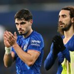 Marc Cucurella (vpravo) povedal Pedrovi Neto, aby skóroval proti Palmeirasu.