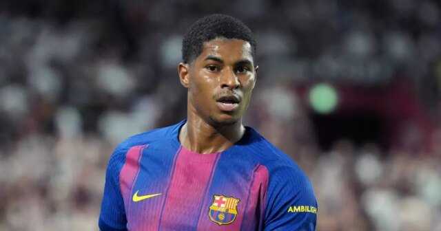 Marcus Rashford a remplacé 33 minutes après le début de Barcelone alors que Hansi Flick donne un verdict

