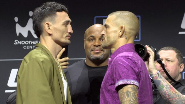 Max Holloway vs Dustin Poirier v tvár pre BMF zápas

