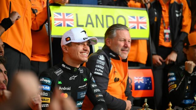 McLaren's Lando Norris v British GP Final Circle: Nezabudnite to

