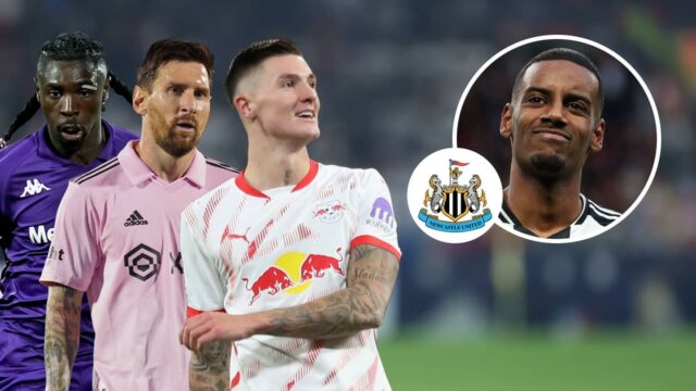 Messi, Sesko v krátkom zozname výmeny Newcastle, pohyby „sa odohráva“ s červenou farbou


