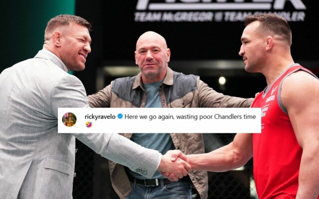 Fanúšikovia reagujú na Conora McGregora, ktorý sa môže vyskytnúť potenciál Michaela Chandlera v Bielom dome. (Screenshot s láskavým dovolením: @thenotorioutorymma na Instagrame)