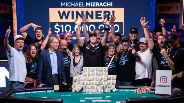 Michael Mizrachi vyhrá svetovú sériu hlavných udalostí v 2025 poker

