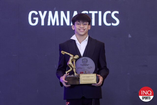 Karl Elrew Yulo dostáva špeciálne predvolanie v gymnastike od združenia Filipina Sportswriters Association.