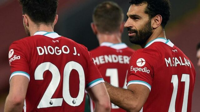Mohamed Salah robí hold Diogo Jota a Andre Silva - „Nikdy na ne nezabudnú.“

