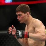 Movsar Evloev z Aaron Pizza Boj o UFC v ABC 9