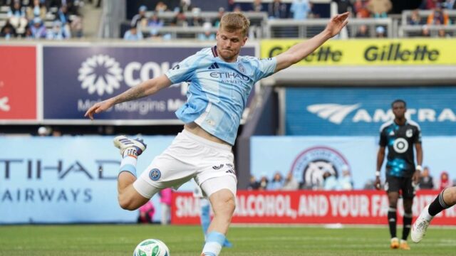 NYCFC M KEATON PARKS, ktoré sa zotavujú z operácie nôh

