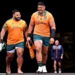 Will Skelton (napravo, na obrázku s „Tongan Thor“ Taniela Tupouga) dostane do Austrálie obrovský impulz v ďalšom teste