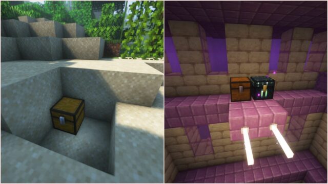 Vrak môže mať skrytú truhle s pokladom (obrázok cez Gaming Sportskeeda Gaming || Mojang Studios)