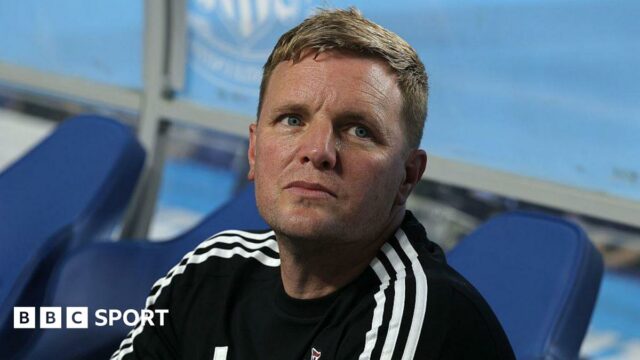 Newcastle United manager Eddie Howe