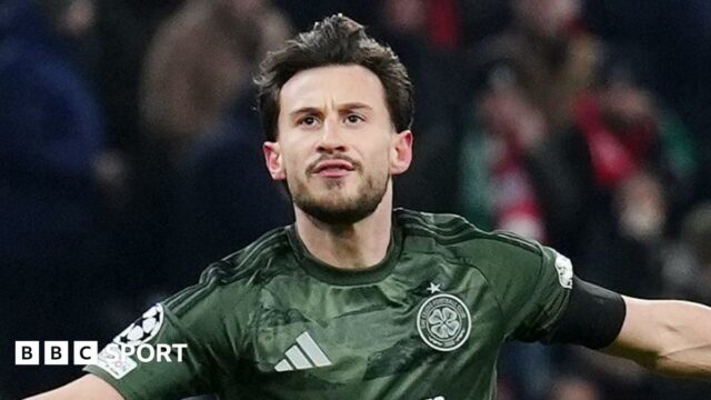 Nicholas Kuhn playing for Celtic
