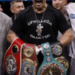 Oleksandr USYK trávi čas so svojím rodinným časom po porážke Daniela Duboisa