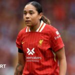 Olivia Smith in Liverpool kit