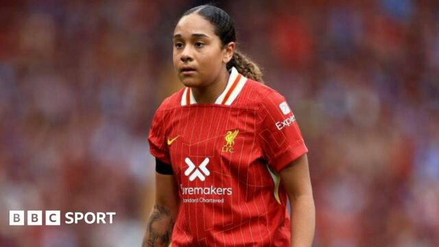 Olivia Smith in Liverpool kit