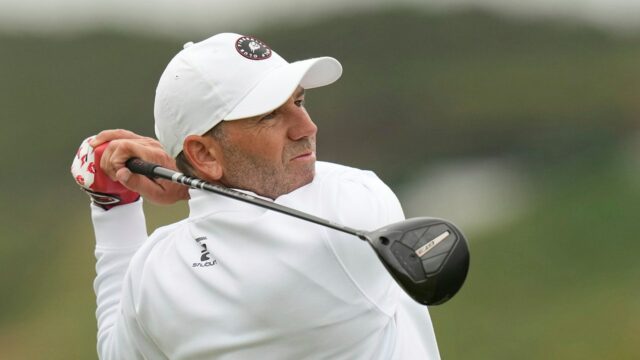 Otvorené: Sergio Garcia chápe vodiča počas posledného kola

